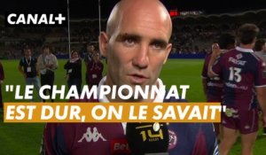 Les mots de Maxime Lucu après la défaite de Bordeaux-Bègles face à Clermont qui les prive d'une qualification en phases finales