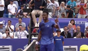 Tennis : Gael Monfils remporte le match d'exhibition face à Richard Gasquet !