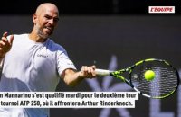 Adrian Mannarino franchit le premier tour à 's-Hertogenbosch - Tennis - 's-Hertogenbosch