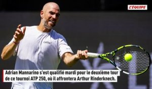 Adrian Mannarino franchit le premier tour à 's-Hertogenbosch - Tennis - 's-Hertogenbosch