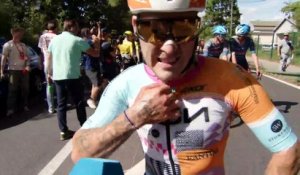 Tour Auvergne-Rhône-Alpes 2026 - La reaction d'Hugo Hofstetter à l'arrivée de la 5e étape