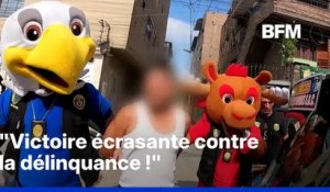 Deux policiers péruviens déguisés en mascottes du Mondial ont arrêté un trafiquant de drogue