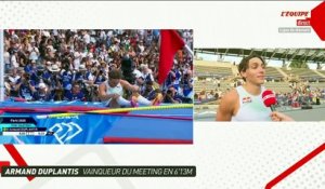Armand Duplantis : « J'étais très motivé » - Athlé - Ligue de diamant - Meeting de Paris