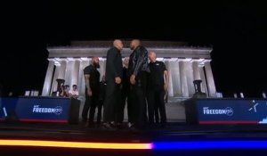 UFC Freedom 250 - Le face off tendu entre Pereira et Gane