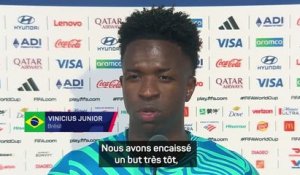 Brésil - Vinicius : "Pour gagner une Coupe du monde, il faut souffrir"