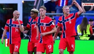 Grâce à un doublé d'Erling Haaland, la Norvège réussit son entrée en lice à la Coupe du monde face à l'Irak - Foot - Coupe du monde 2026
