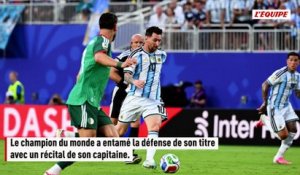 Un triplé de Lionel Messi porte l'Argentine pour son premier match contre l'Algérie à la Coupe du monde - Foot - Coupe du monde 2026