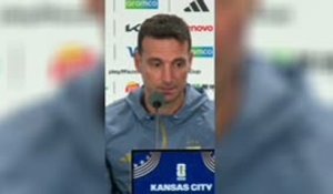 Argentine - Scaloni sans mots après le triplé de Messi