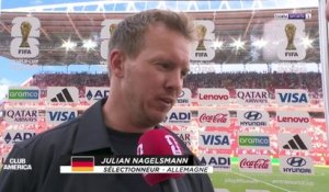 Julian Nagelsmann : "La victoire est méritée même si on a pris trop de temps pour entrer dans ce match..."