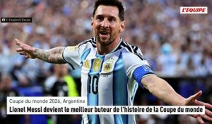 Lionel Messi devient le meilleur buteur de l'histoire de la Coupe du monde - Foot - Coupe du monde