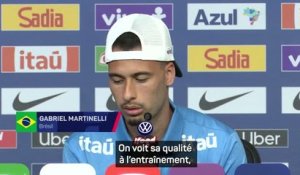 Brésil - Martinelli voit un Neymar à “un très haut niveau” et est prêt à courir plus pour l’aider
