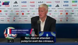 Bleus - Deschamps raconte la longue pause : “C’est la première fois que ça m’arrive”