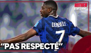 "Dembélé n'est PAS RESPECTÉ" en équipe de France déplore Rothen