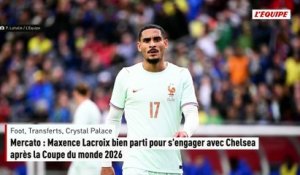 Maxence Lacroix bien parti pour s'engager avec Chelsea après la Coupe du monde 2026 - Foot - Transferts - Crystal Palace