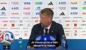 Suède - Potter : "Un match parfait n’aurait pas suffi"