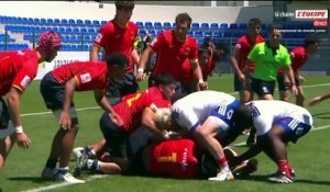 Le résumé de France - Espagne - Rugby - Championnat du monde junior