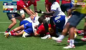 Luka Keletaona victime de propos racistes lors de France-Espagne à la Coupe du monde U20 - Rugby