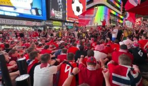 Norvège - Un "Viking row" géant à Times Square