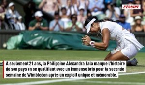 Alexandra Eala cueille la tenante du titre Iga Swiatek au 3e tour - Tennis - Wimbledon