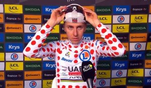 Tour de France 2026 - Tadej Pogačar : "Je suis vraiment heureux, nous avons réalisé une très belle performance"