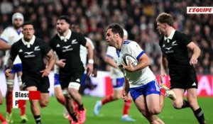 XV de France : touché à un mollet contre la Nouvelle-Zélande, Damian Penaud est forfait pour les matches face à l'Australie et au Japon - Rugby - Championnat des nations