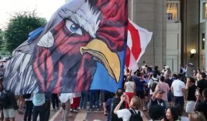 Bleus - Les fans français en feu à Boston