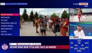 La compo du Maroc face à la France en quarts de finale de la Coupe du monde : Diaz en pointe et Mazraoui en charnière, Saibari sur le banc - Foot - Coupe du monde 2026 - Maroc