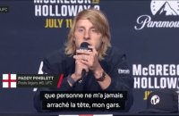 UFC 329 - Pimblett : "Personne ne m’a jamais arraché la tête"
