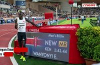 Emmanuel Wanyonyi établit un nouveau record du monde sur 1000m au meeting de Monaco - Athlé