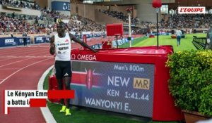 Emmanuel Wanyonyi établit un nouveau record du monde sur 1000m au meeting de Monaco - Athlé