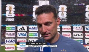 Coupe du monde 2026 - Argentine - Lionel Scaloni : "La chance était de notre côté"