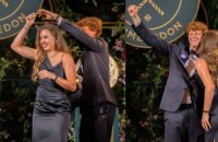Wimbledon 2026 - Jannik Sinner et Linda Noskova partagent la traditionnelle danse des champions