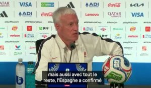 Bleus - Deschamps : "L'Espagne a confirmé qu'elle était favorite"
