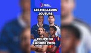 CdM 2026 - Les meilleurs joueurs selon Opta