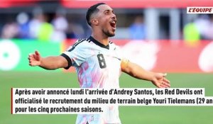 Mercato : Manchester United officialise l'arrivée de Youri Tielemans en provenance d'Aston Villa - Foot