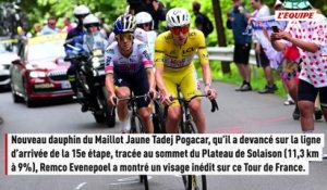 Succès de prestige pour Remco Evenepoel, vainqueur de la 15e étape du Tour de France et nouveau dauphin après l'abandon sur chute de Jonas Vingegaard - Tour de France