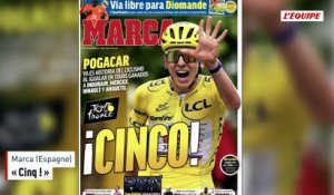 La presse internationale emballée par le cinquième triomphe de Tadej Pogacar sur le Tour de France - Tour de France