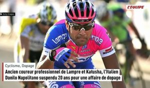 Ancien coureur professionnel de Lampre et Katusha, l'Italien Danilo Napolitano suspendu 20 ans pour une affaire de dopage - Cyclisme - Dopage