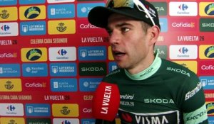 Tour d'Espagne 2026 - La réaction du maillot vert Wout van Aert après la 11e étape