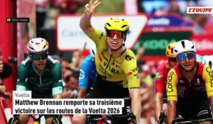 Matthew Brennan remporte sa troisième victoire sur les routes de la Vuelta 2026 - Vuelta