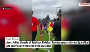 Avec Julian Vignolo et Santiago Hidalgo, Toulouse poursuit sa préparation par une victoire contre la Real Sociedad - Foot -  - Matches amicaux