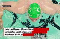 Léon Marchand sera bien présent aux Championnats d'Europe : « J'ai quand même un peu galéré » - Natation - Championnats d'Europe
