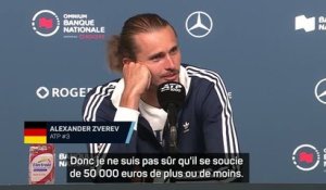 Toronto - Zverev défend le retrait de Djokovic : "On ne peut pas nous obliger à jouer"