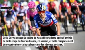 Tour de France : Célia Géry a reçu « des menaces de mort » après son accrochage avec Kasia Niewiadoma sur la 8e étape - Cyclisme - Tour de France femmes avec Swift