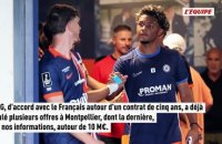 Mercato : le PSG espère Laciné Megnan-Pavé, jeune attaquant de Montpellier - Foot - Transferts