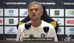 PSG - Enrique après la défaite : "Ce que j’ai vu m’a fait plaisir"