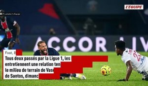 L'ancien milieu de l'OL Thiago Mendes refuse de serrer la main de Neymar dans le Championnat brésilien - Foot - Brésil