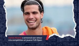 US Open - Alcaraz annonce son retour et sera présent à New York