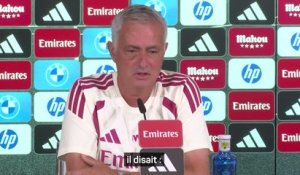 Real Madrid - Mourinho : '' Nous ne sommes pas le groupe parfait''