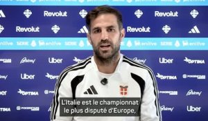 Côme - Fabregas : "L'Italie est le championnat le plus disputé d'Europe"